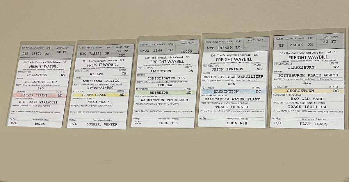 Prototype Waybills