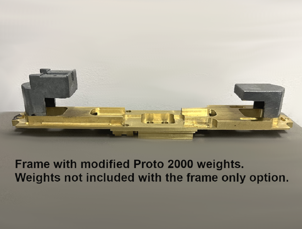 Frame with modified Proto 2000 weights
